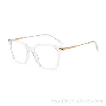 Black Color Nice Shape Big Size Square Optical Frame Eyewear